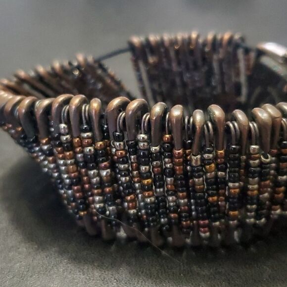 *Sale* Safety pin beaded watch - Picture 3 of 10